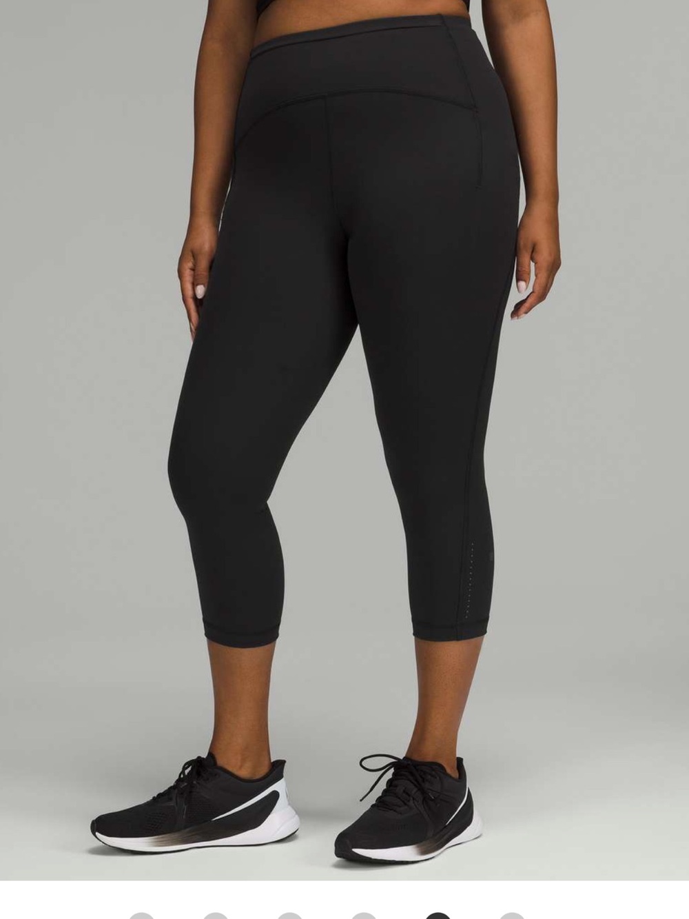 Lululemon Swift Speed High-Rise Crop 21” Black Size 8
